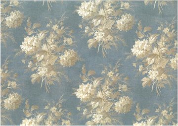 stof med blomsterbuket